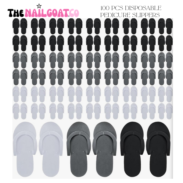 100PC Disposable Pedicure Slippers