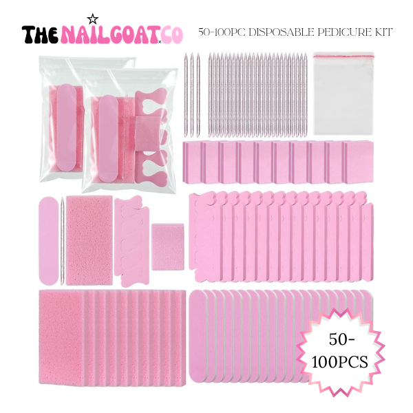 50–100PC Disposable Pedicure Kit