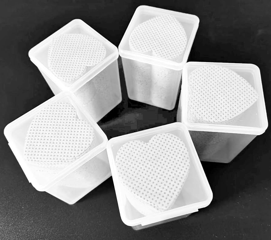 1000PC Heart-Shaped Lint-Free Nail Wipes