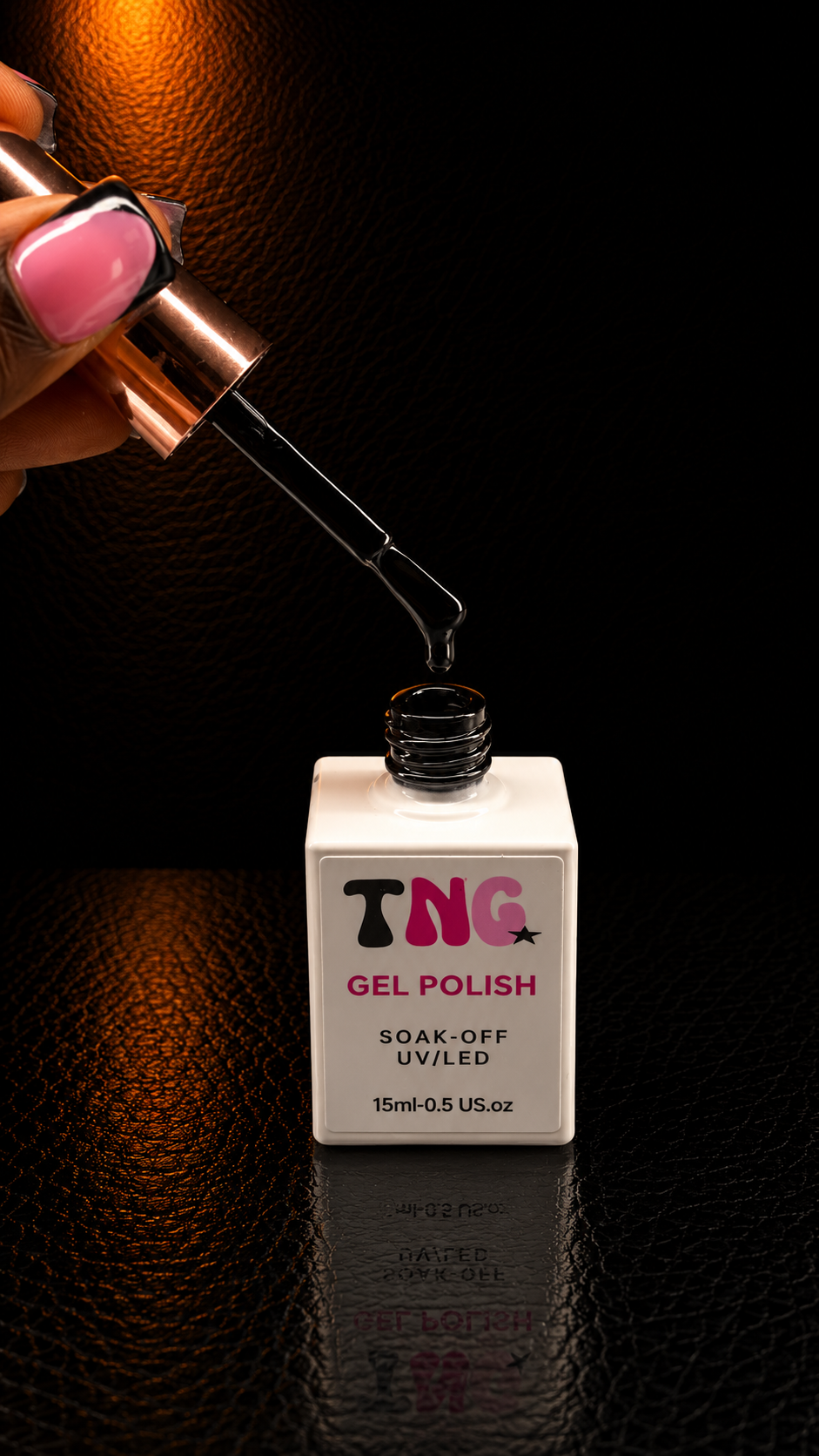 Super Coverage black and white Gel Polishes