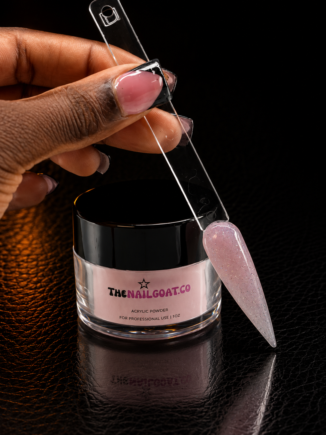 Sprinkle Me Pink Cover Acrylic