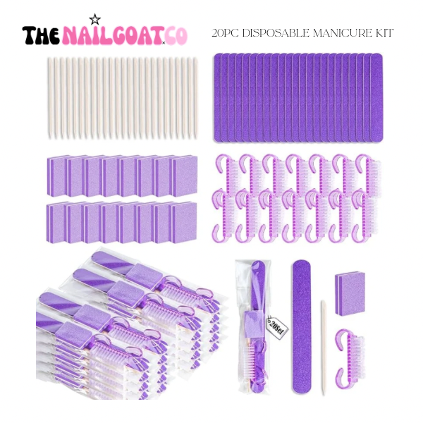 20PC Disposable Manicure Kit