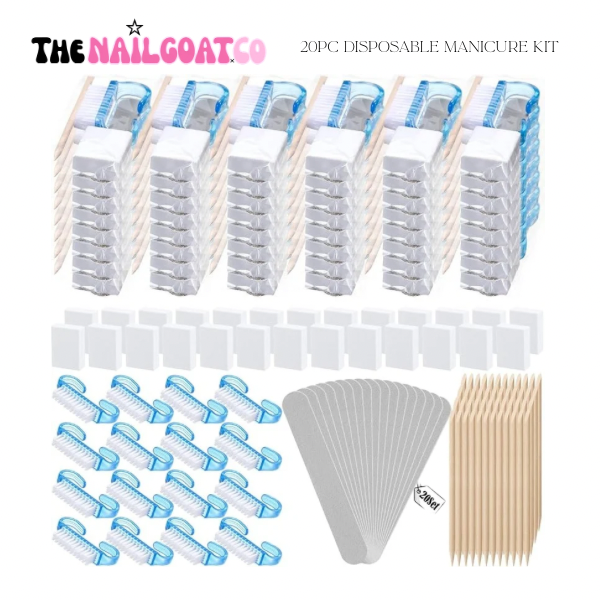 20PC Disposable Manicure Kit